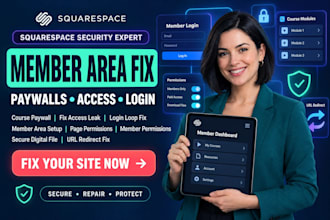 fix squarespace member area access leaks and secure your course paywalls