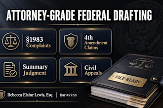 draft a civil appeal brief and appellate legal argument