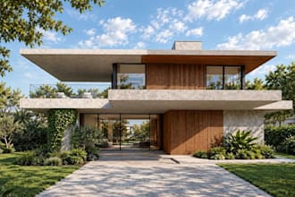 dwg to3d luxury villa,duplex house exterior,farm house building,residential area