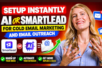 setup instantly ai or smartlead for cold email marketing and email outreach