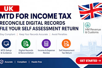 set up your mtd for income tax reconcile digital  record file UK self assessment