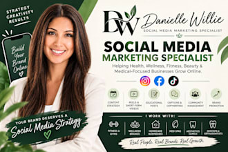 manage social media for your health and wellness business