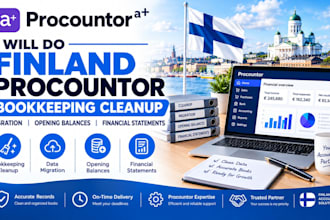 do finland procountor bookkeeping cleanup migration opening balances statements