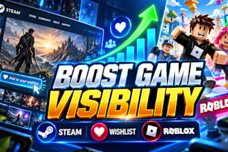 steam game promotion game wishlist roblox marketing to increase game visibility