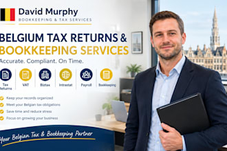 file belgium tax returns, vat, biztax, intrastat, payroll and bookkeeping