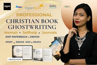 ghostwrite your christian devotional or memoir