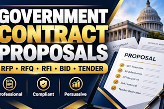 government contract proposal writing rfp rfq rfi bid proposal tender response