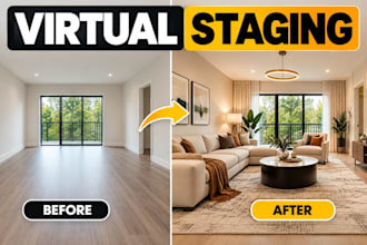 do virtual home staging and virtual renovation for your real estate listing