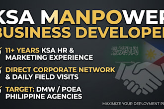 generate a lead for a manpower agency
