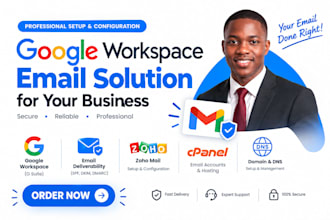 setup google workspace g suite email deliverability zoho mail cpanel domain dns