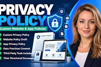write custom privacy policy gdpr terms and conditions cookie policy website app