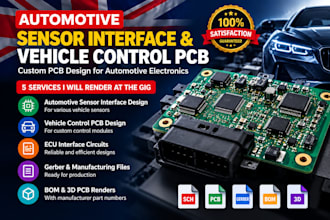 design automotive sensor interface and vehicle control pcb
