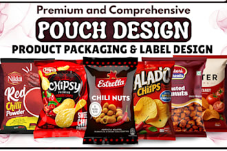 do product packaging design pouch design box label sachet design pouch redesign