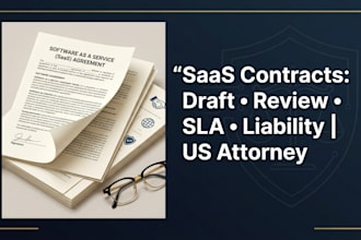 draft a custom saas subscription agreement and software license