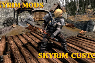 build custom skyrim mods armor weapons followers se ae modding
