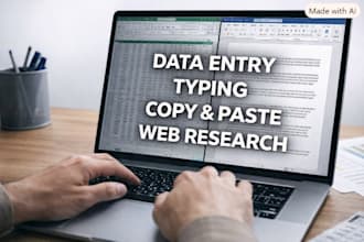 accurate data entry and typing