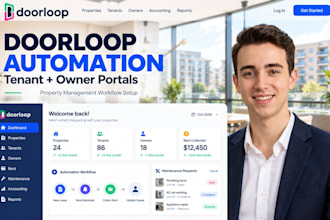 setup doorloop property management automation tenant and owner portal