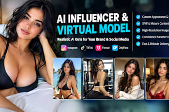design a realistic ai girl for social media content