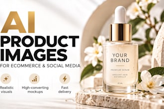 create professional ai product images for ecommerce