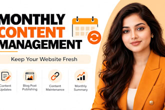 manage and update your wordpress website content monthly