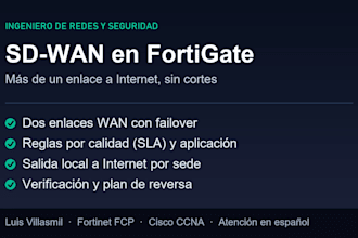 configure fortigate sd wan with dual internet links and automatic failover