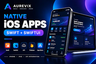 develop a native ios app for iphone and ipad with swift and swiftui