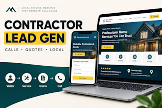 build a local contractor and home service lead generation website