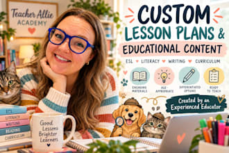 create custom english lesson plans and educational worksheets