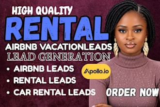 generate targeted rental leads, airbnb leads and property management leads