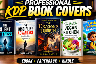 design professional kpd book cover and ebook cover