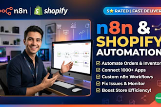 develop n8n automation, n8n shopify workflow, n8n ai automation, or n8n ai agent