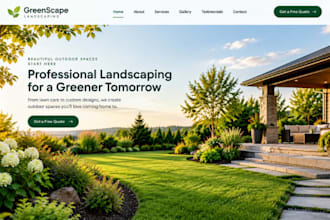 create wix landscaping website wix landscape design lawn maintainance website