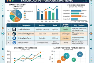do market research, competitor analysis and pricing research