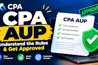 provide CPA aup and CPA attestation services for your affiliate marketing