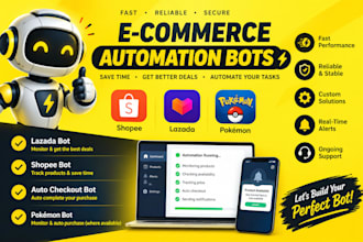 build spark driver bot, doordash bot, instacart bot, amazon flex bot for order
