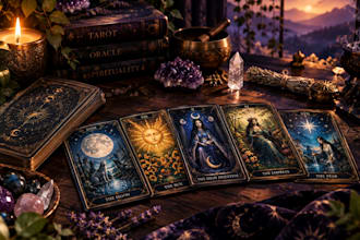 design mystical spiritual cards custom tarot gothic divination oracle decks