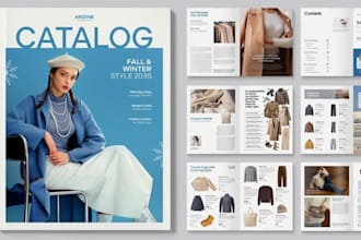 design fashion lookbook, product catalog brandbook and linesheet catalogue