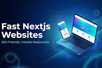 build a fast SEO friendly website using nextjs and react