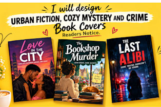 design urban fiction mystery and crime book covers readers notice