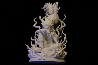 design 3d action figure, 3d statue, 3d toys, miniature, character model 3d print