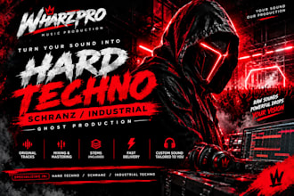 ghost produce a hard techno schranz industrial techno track