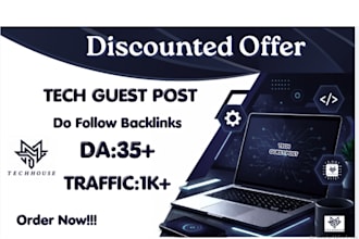 provide high quality technology guest posts and backlinks