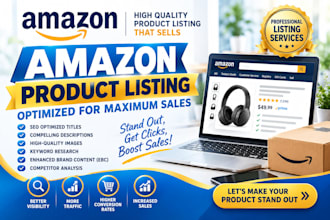 create amazon fba product listing and variation or fix amazon listing