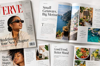 design your company magazine or newsletter