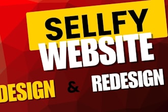 sellfy website development website design and redesign
