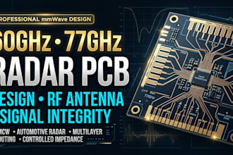 design 60ghz 77ghz radar pcb rf antenna and signal integrity