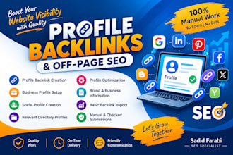do high quality dofollow social profile creation backlinks