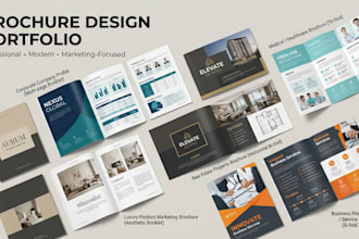 design tri fold brochure design