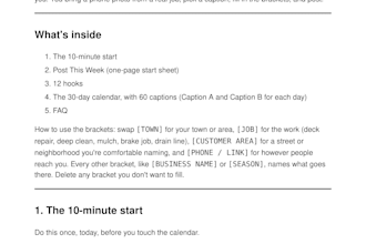 write scroll stopping social media captions and product descriptions