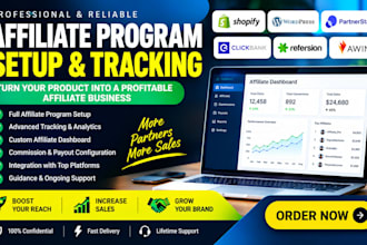 set up your affiliate program and tracking system